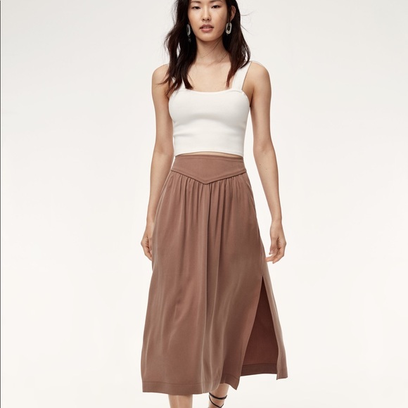 Nwot Black Aritzia Gabrielle Skirt 